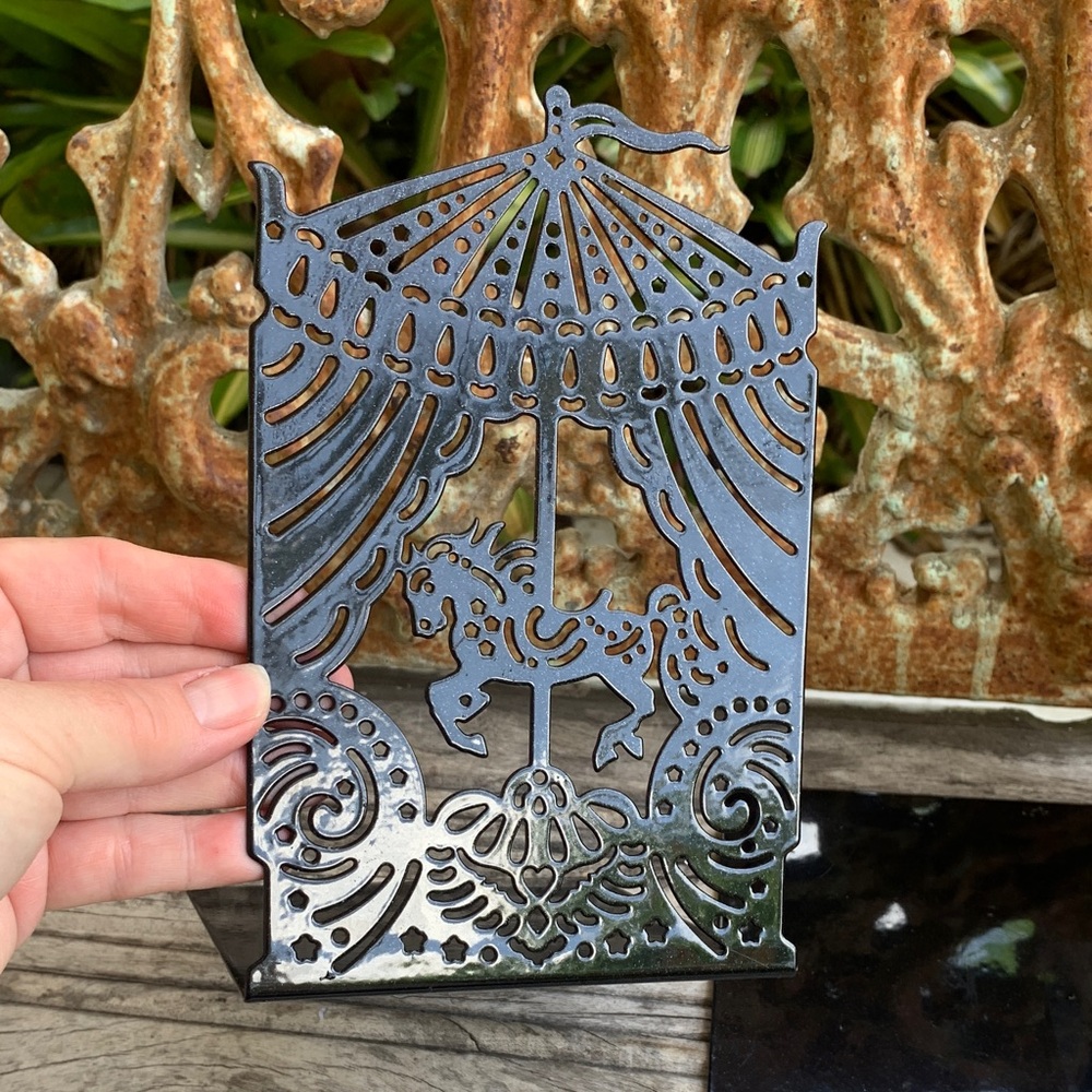 The Night Circus Cruel Illusions Margie Fuston Black Metal Bookends - Picture 6 of 9